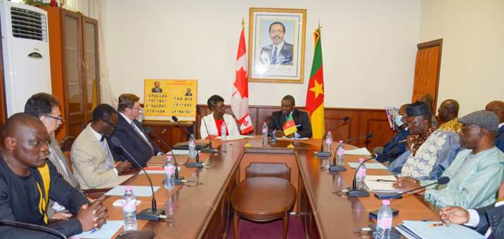 Équipe du Québec et du Haut-Commissariat du Canada à l'audience avec le Ministre des Transports et l'autorité Portuaire Nationale, le 3 juillet 2024